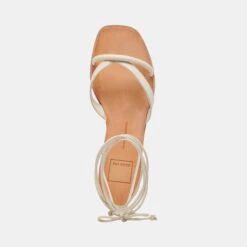 PRAX SANDALS IVORY LEATHER -Modish Shoe DOLCEVITA SANDALS PRAX IVORYLEATHER 06