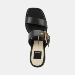 RIVA SANDALS BLACK LEATHER 16 RIVA SANDALS BLACK LEATHER -Modish Shoe DOLCEVITA SANDALS RIVA BLACKLEATHER 06