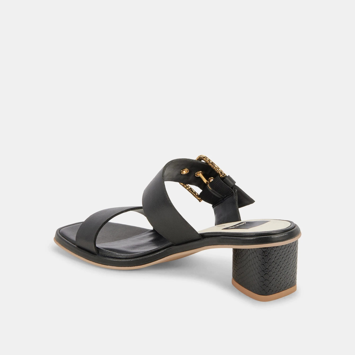 RIVA SANDALS BLACK LEATHER 5 RIVA SANDALS BLACK LEATHER - Image 5