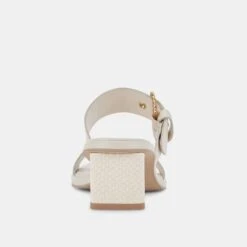 RIVA SANDALS IVORY LEATHER -Modish Shoe DOLCEVITA SANDALS RIVA IVORYLEATHER 05