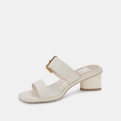 RIVA SANDALS IVORY LEATHER -Modish Shoe DOLCEVITA SANDALS RIVA IVORYLEATHER 08