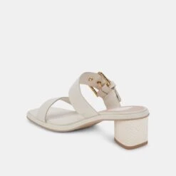 RIVA SANDALS IVORY LEATHER -Modish Shoe DOLCEVITA SANDALS RIVA IVORYLEATHER 09