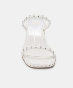RIYA STUDDED WIDE SANDALS OFF WHITE LEATHER -Modish Shoe DOLCEVITA SANDALS RIYA OFF WHITE STUDDEDLEATHER FRONT preview maxWidth 2000 maxHeight 2000