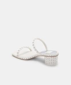 RIYA STUDDED WIDE SANDALS OFF WHITE LEATHER -Modish Shoe DOLCEVITA SANDALS RIYA OFF WHITE STUDDEDLEATHER INSTEP BACK preview maxWidth 2000 maxHeight 2000