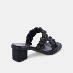 RONIN RHINESTONE SANDALS BLACK RHINESTONE -Modish Shoe DOLCEVITA SANDALS RONINRHINESTONE BLACKRHINESTONE 03