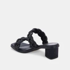 RONIN RHINESTONE SANDALS BLACK RHINESTONE -Modish Shoe DOLCEVITA SANDALS RONINRHINESTONE BLACKRHINESTONE 08