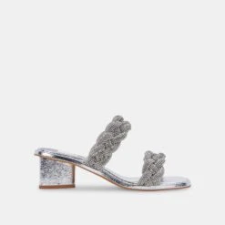 RONIN RHINESTONE SANDALS CRYSTAL RHINESTONE