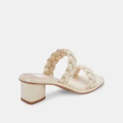 RONIN SANDALS BONE PATENT STELLA -Modish Shoe DOLCEVITA SANDALS RONIN BONEPATENTSTELLA 03