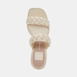 RONIN SANDALS BONE PATENT STELLA -Modish Shoe DOLCEVITA SANDALS RONIN BONEPATENTSTELLA 06