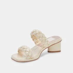 RONIN SANDALS BONE PATENT STELLA -Modish Shoe DOLCEVITA SANDALS RONIN BONEPATENTSTELLA 08