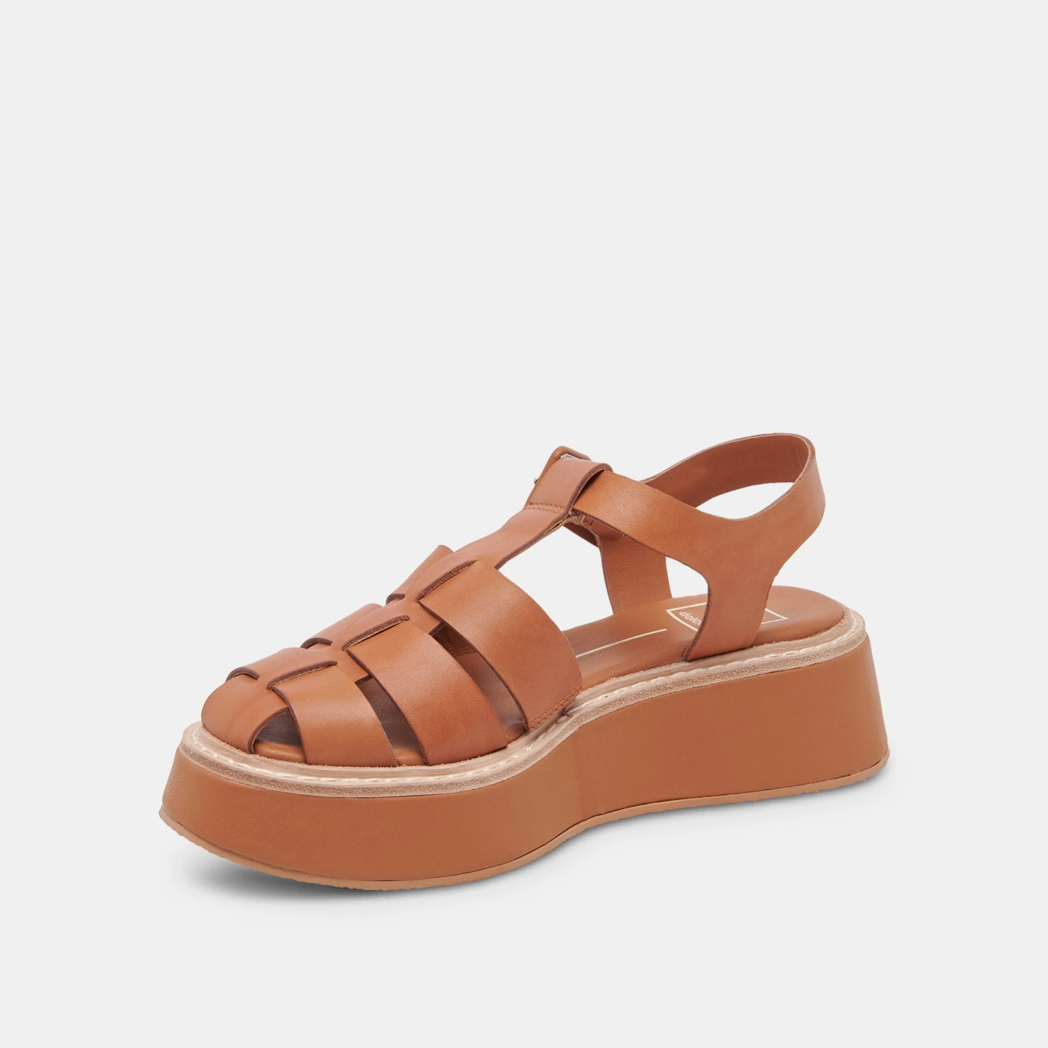 Dolce Vita TRISTY SANDALS COGNAC LEATHER 4 Dolce Vita TRISTY SANDALS COGNAC LEATHER - Image 4