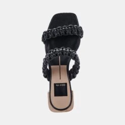 ZENO SANDALS BLACK STELLA -Modish Shoe DOLCEVITA SANDALS ZENO BLACKSTELLA 06