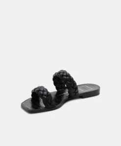 INDY SANDALS BLACK STELLA -Modish Shoe DOLCEVITA SANDAL INDY PREV.INDIA BLACK 08