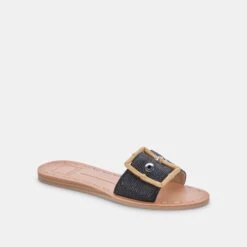 DASA SANDALS BLACK RAFFIA 12 DASA SANDALS BLACK RAFFIA -Modish Shoe DOLCEVITA SLIDES DASA BLACKRAFFIA 01
