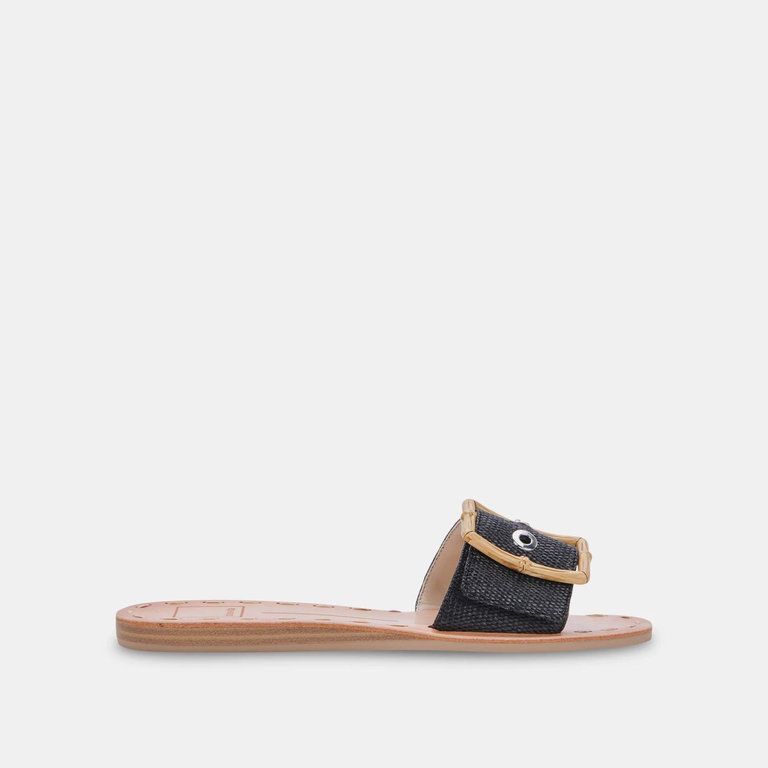 DASA SANDALS BLACK RAFFIA 1 DASA SANDALS BLACK RAFFIA