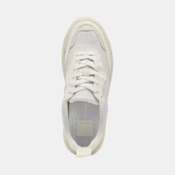 Dolce Vita ADELLA SNEAKERS OFF WHITE LEATHER -Modish Shoe DOLCEVITA SNEAKERS ADELLA OFFWHITELEATHER 06
