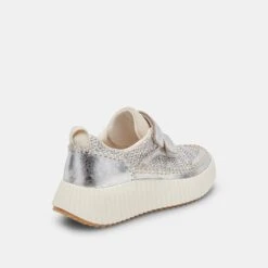 Dolce Vita DEMO SNEAKERS SILVER KNIT -Modish Shoe DOLCEVITA SNEAKERS DEMO SILVERWOVEN 03