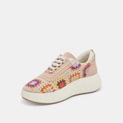 DOLEN CROCHET SNEAKERS PURPLE FLORAL CROCHET 12 DOLEN CROCHET SNEAKERS PURPLE FLORAL CROCHET -Modish Shoe DOLCEVITA SNEAKERS DOLENCROCHET PURPLEFLORALCROCHET 08