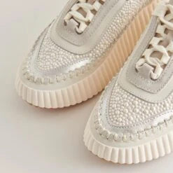 Dolce Vita DOLEN PEARL SNEAKERS VANILLA PEARLS -Modish Shoe DOLCEVITA SNEAKERS DOLENPEARL VANILLAPEARLS 6