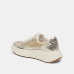 Dolce Vita DOLEN SNEAKERS GOLD KNIT -Modish Shoe DOLCEVITA SNEAKERS DOLEN GOLDKNIT 09 6e7152e1 151a 4706 a5b3 3db0b566482f