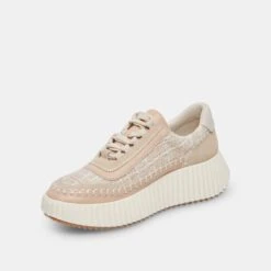 Dolce Vita DOLEN SNEAKERS IVORY MULTI WOVEN -Modish Shoe DOLCEVITA SNEAKERS DOLEN IVORYMULTIWOVEN 08
