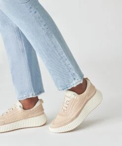 DOLEN SNEAKERS LT BLUSH KNIT -Modish Shoe DOLCEVITA SNEAKERS DOLEN LTBLUSHMESH ONFOOT 3