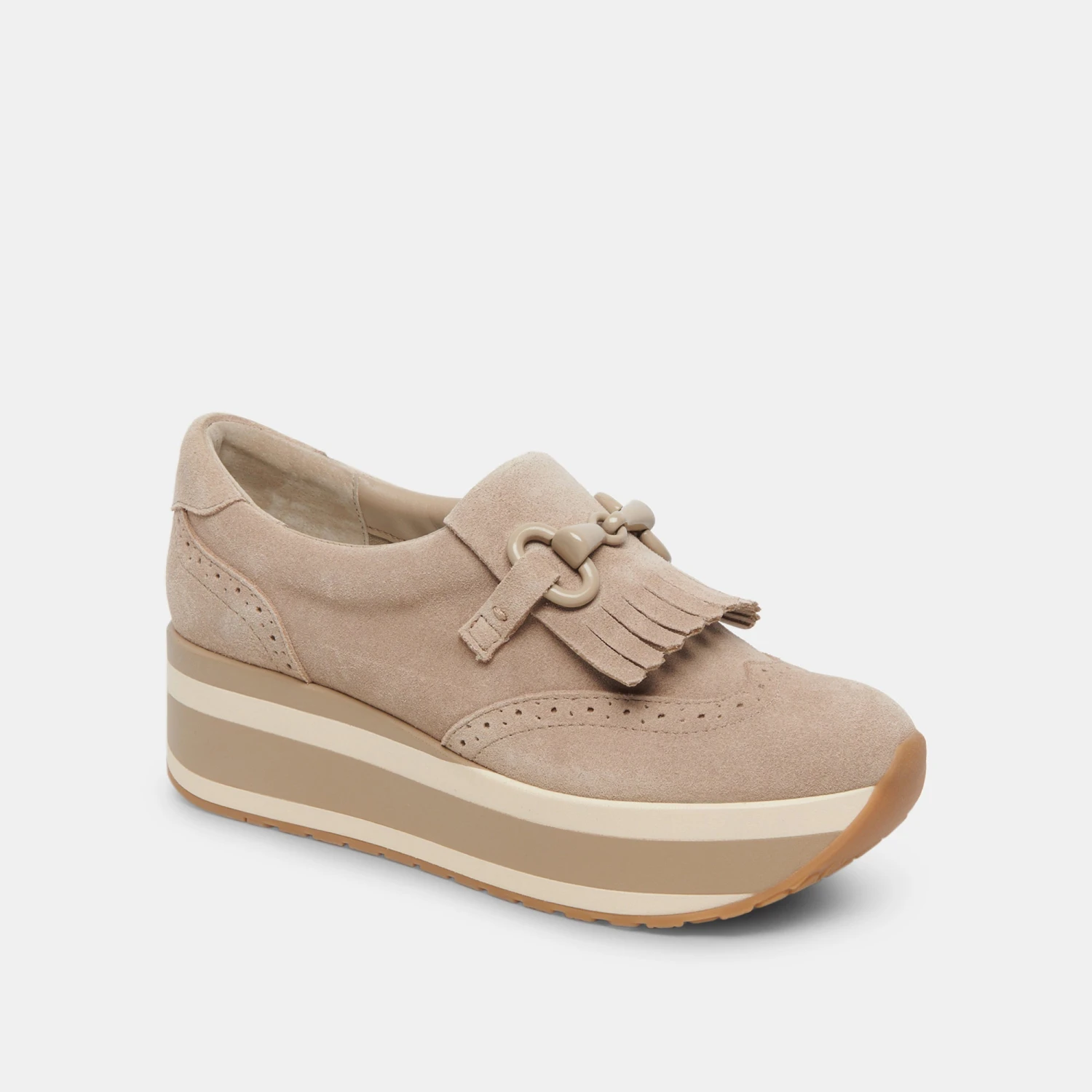 Dolce Vita JHAX SNEAKERS ALMOND SUEDE 4 Dolce Vita JHAX SNEAKERS ALMOND SUEDE - Image 4