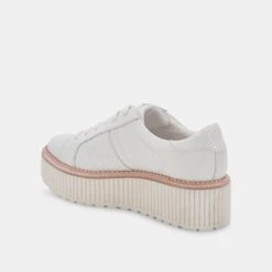 TIGER SNEAKERS WHITE LEATHER -Modish Shoe DOLCEVITA SNEAKERS TIGER WHITELEATHER 09