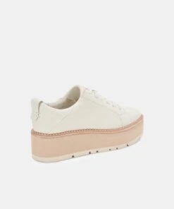 TOYAH SNEAKERS WHITE LEATHER -Modish Shoe DOLCEVITA SNEAKERS TOYAH WHITELEATHER 03 1