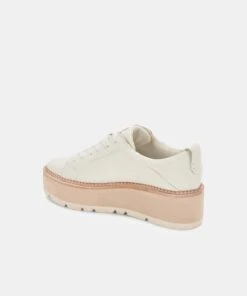 TOYAH SNEAKERS WHITE LEATHER -Modish Shoe DOLCEVITA SNEAKERS TOYAH WHITELEATHER 09 1