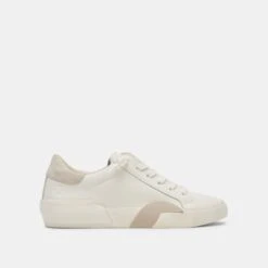 Dolce Vita ZINA 360 SNEAKERS WHITE NATURAL RECYCLED LEATHER