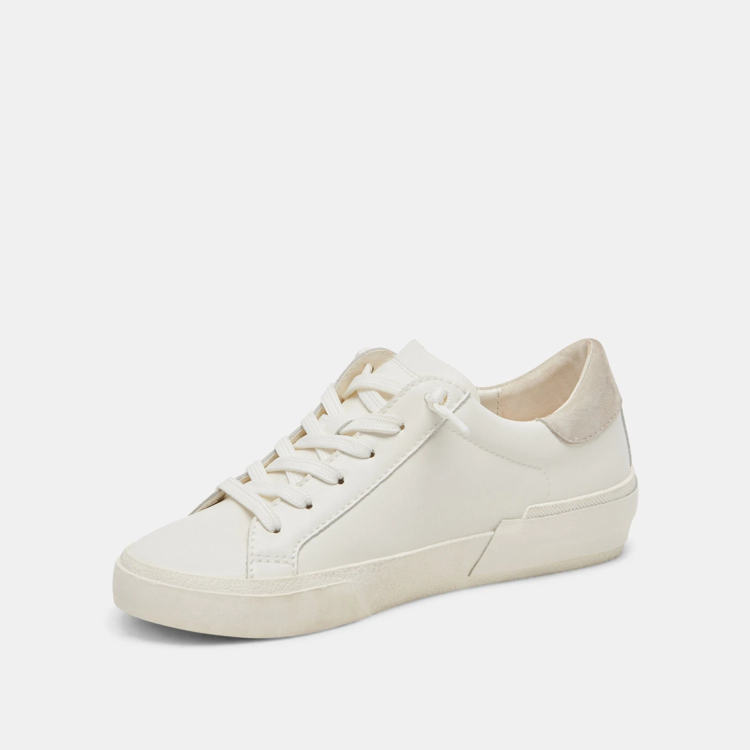 Dolce Vita ZINA 360 SNEAKERS WHITE NATURAL RECYCLED LEATHER 4 Dolce Vita ZINA 360 SNEAKERS WHITE NATURAL RECYCLED LEATHER - Image 4
