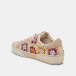 Dolce Vita ZINA CROCHET SNEAKERS PURPLE FLORAL CROCHET -Modish Shoe DOLCEVITA SNEAKERS ZINACROCHET PURPLEFLORALCROCHET 09