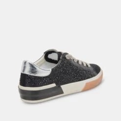 Dolce Vita ZINA CRYSTAL SNEAKERS BLACK SUEDE -Modish Shoe DOLCEVITA SNEAKERS ZINACRYSTAL BLACKSUEDE 03