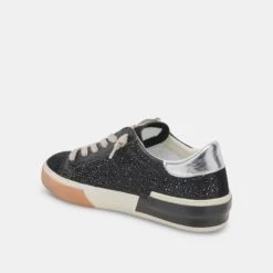 Dolce Vita ZINA CRYSTAL SNEAKERS BLACK SUEDE -Modish Shoe DOLCEVITA SNEAKERS ZINACRYSTAL BLACKSUEDE 09