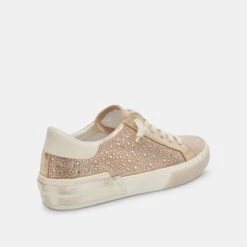 Dolce Vita ZINA CRYSTAL SNEAKERS GOLD SUEDE -Modish Shoe DOLCEVITA SNEAKERS ZINACRYSTAL GOLDSUEDE 03