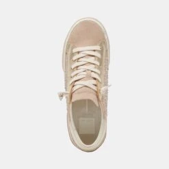 Dolce Vita ZINA CRYSTAL SNEAKERS GOLD SUEDE -Modish Shoe DOLCEVITA SNEAKERS ZINACRYSTAL GOLDSUEDE 06