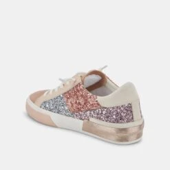 ZINA PATCH SNEAKERS ROSE GOLD MULTI GLITTER -Modish Shoe DOLCEVITA SNEAKERS ZINAPATCH ROSEGOLDMULTIGLITTER 09