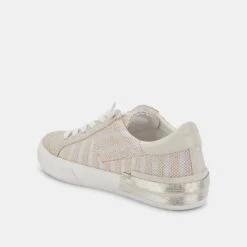 ZINA PATCH SNEAKERS WHITE STRIPE RAFFIA -Modish Shoe DOLCEVITA SNEAKERS ZINAPATCH WHITESTRIPERAFFIA 09