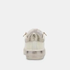 Dolce Vita ZINA PLUSH SNEAKERS WHITE SLICED LEATHER -Modish Shoe DOLCEVITA SNEAKERS ZINAPLUSH WHITESLICEDLEATHER 05