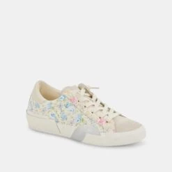 ZINA SNEAKERS BLUE FLORAL LEATHER 13 ZINA SNEAKERS BLUE FLORAL LEATHER -Modish Shoe DOLCEVITA SNEAKERS ZINA BLUEFLORALLEATHER 01