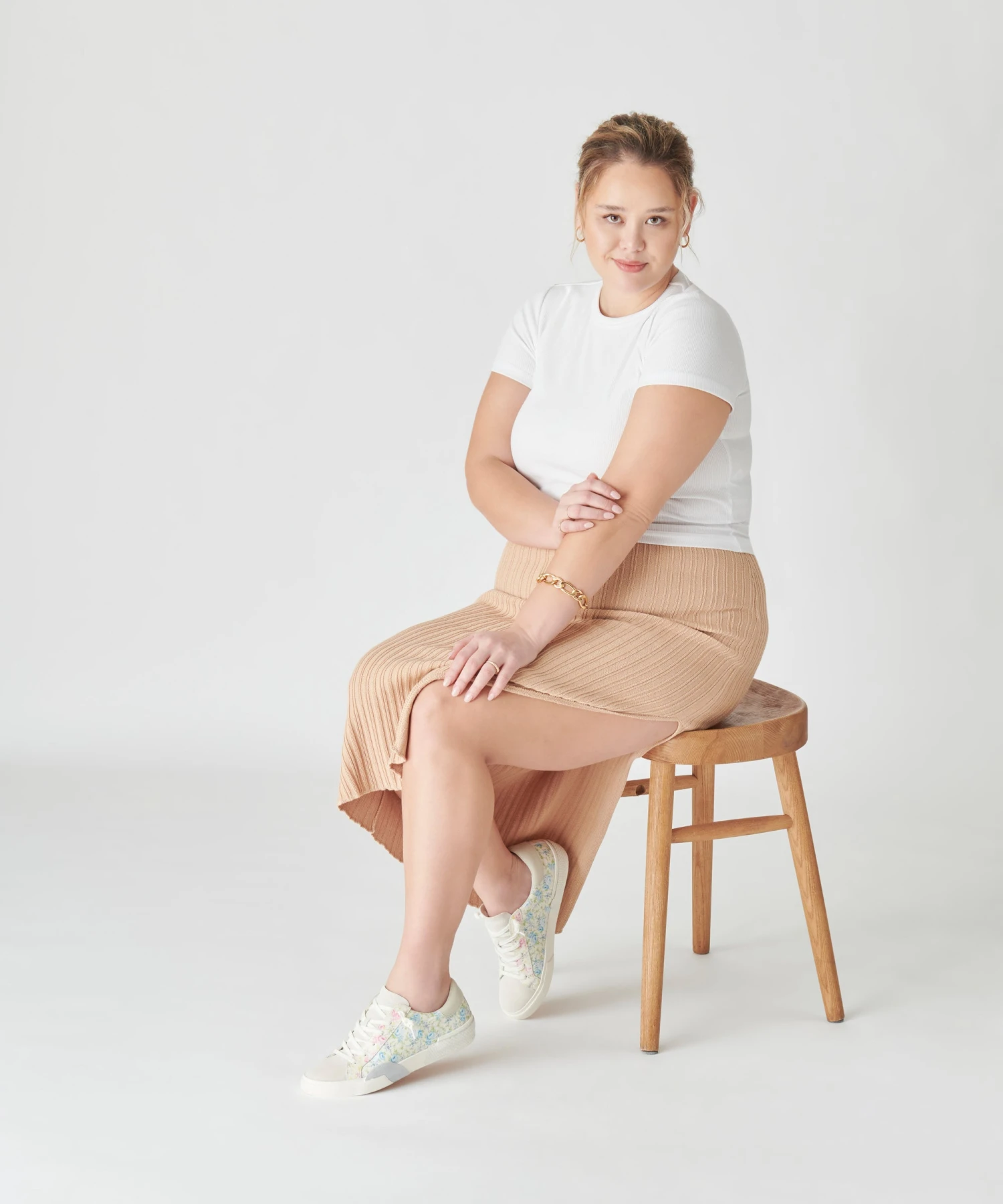 ZINA SNEAKERS BLUE FLORAL LEATHER 4 ZINA SNEAKERS BLUE FLORAL LEATHER - Image 4