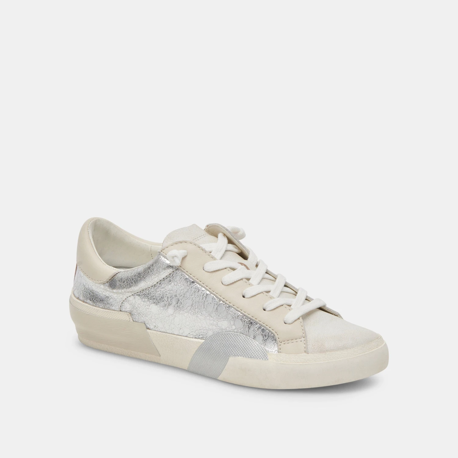 Dolce Vita ZINA SNEAKERS CHROME DISTRESSED LEATHER 2 Dolce Vita ZINA SNEAKERS CHROME DISTRESSED LEATHER - Image 2