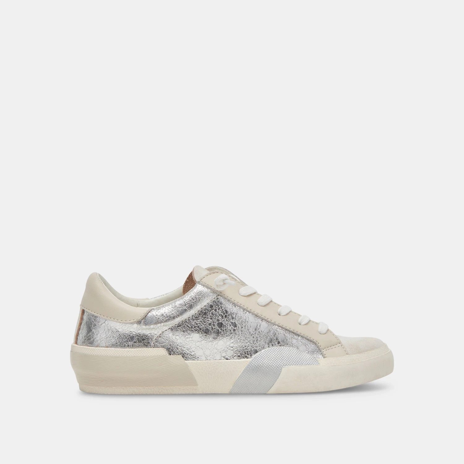 Dolce Vita ZINA SNEAKERS CHROME DISTRESSED LEATHER 1 Dolce Vita ZINA SNEAKERS CHROME DISTRESSED LEATHER