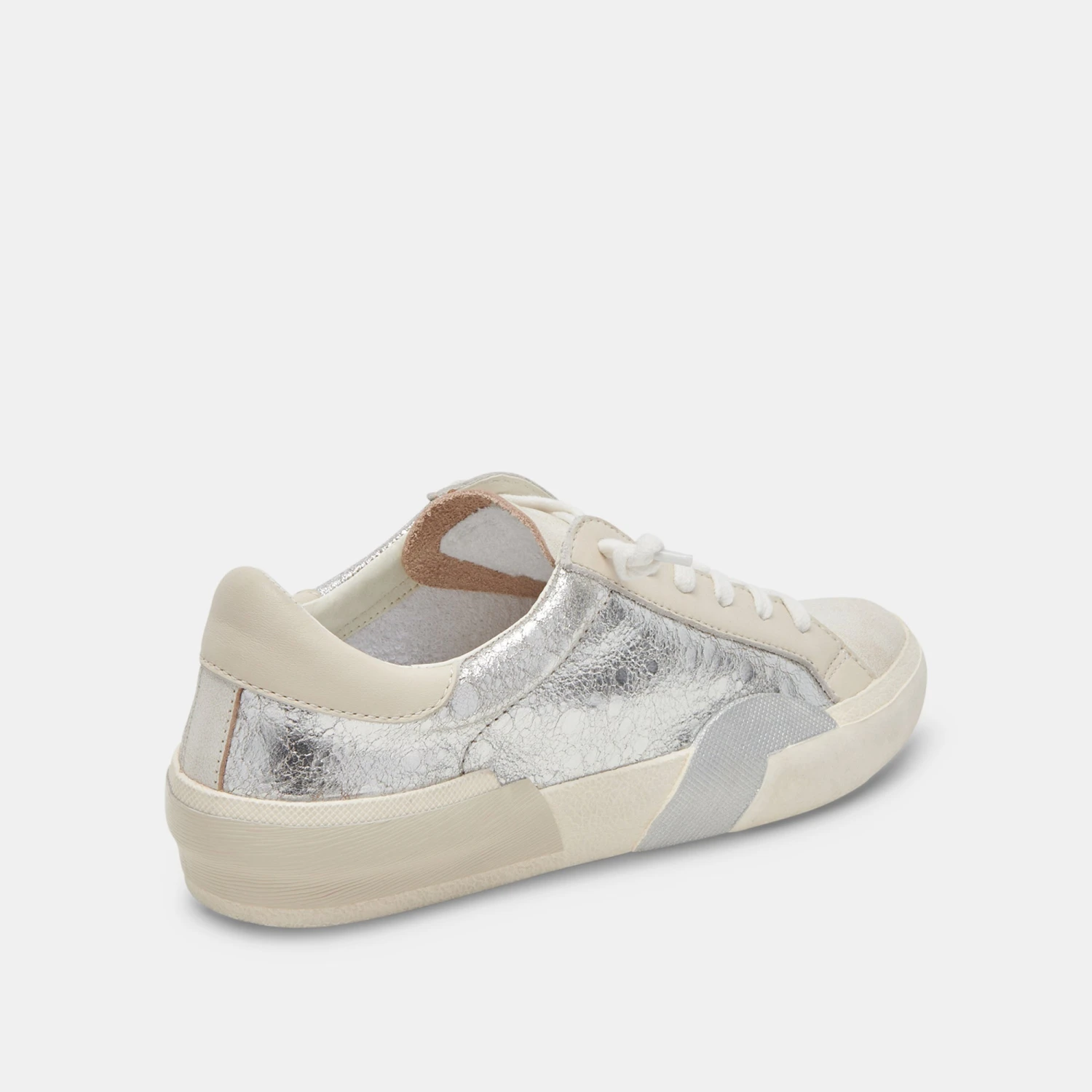Dolce Vita ZINA SNEAKERS CHROME DISTRESSED LEATHER 3 Dolce Vita ZINA SNEAKERS CHROME DISTRESSED LEATHER - Image 3