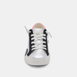 ZINA SNEAKERS DK SILVER LEATHER 16 ZINA SNEAKERS DK SILVER LEATHER -Modish Shoe DOLCEVITA SNEAKERS ZINA DKSILVERLEATHER 04