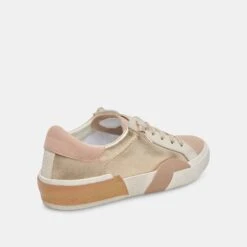 Dolce Vita ZINA SNEAKERS GOLD LEATHER -Modish Shoe DOLCEVITA SNEAKERS ZINA GOLDMETALLICLEATHER 03