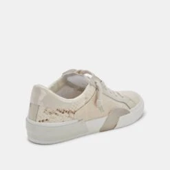 ZINA SNEAKERS NATURAL LINEN -Modish Shoe DOLCEVITA SNEAKERS ZINA NATURALLINEN 03