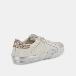 ZINA SNEAKERS OFF WHITE EMBOSSED LEATHER -Modish Shoe DOLCEVITA SNEAKERS ZINA OFFWHITEEMBOSSEDLEATHER 03