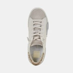 ZINA SNEAKERS OFF WHITE EMBOSSED LEATHER -Modish Shoe DOLCEVITA SNEAKERS ZINA OFFWHITEEMBOSSEDLEATHER 06